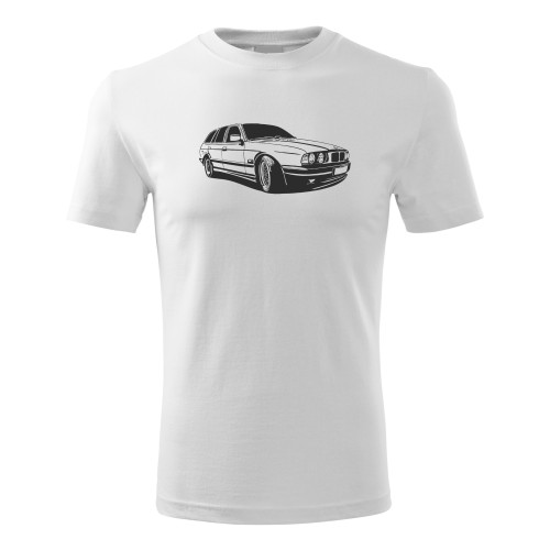 Tričko s potiskem BMW E34 touring